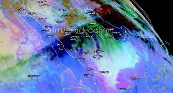 بالصور.. " المسند " يكشف عن المناطق الأكثر غزارة في الأمطار