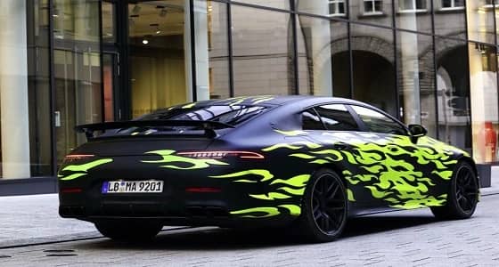 بالصور.. اختبارات كثيفة لسيارة AMG GT ذات الأربعة أبواب من مرسيدس