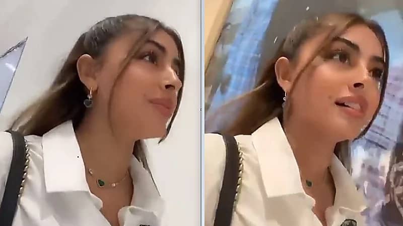 ردة فعل جود عزيز بعد معاكستها من أحد الأشخاص..فيديو