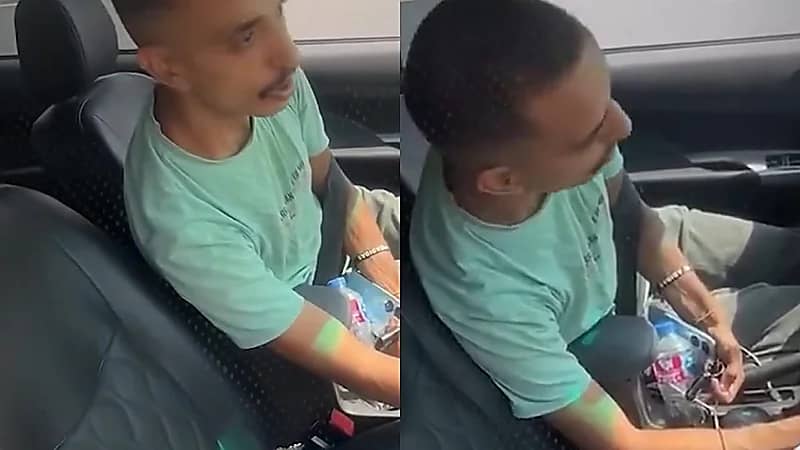 راكب ينجو من الموت بعد تعاطي سائق أوبر مادة مخدرة أثناء القيادة.. فيديو