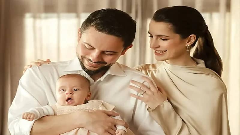 ولي العهد الأردني يحتفل بيوم ميلاد ابنته.. فيديو وصور