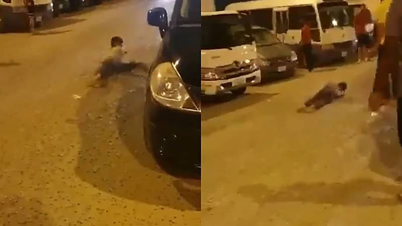 شاب يدخل في حالة مروعة بسبب تعاطي المخدرات