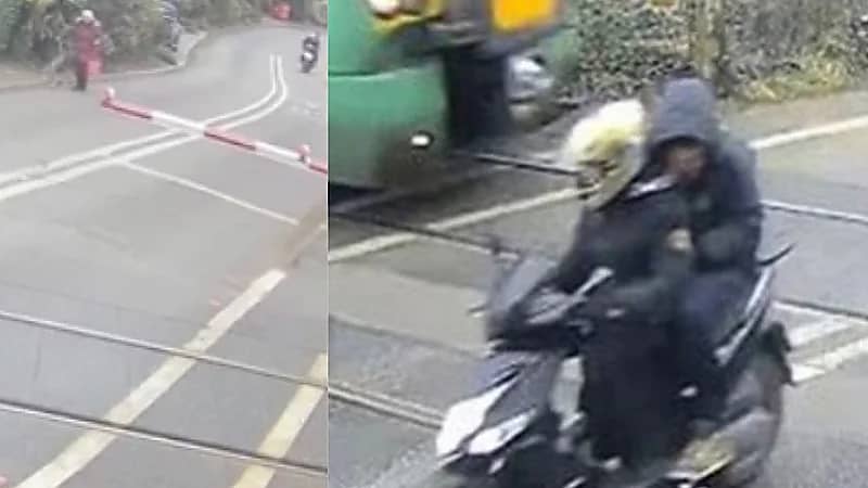 بالفيديو.. نجاة شابين بأعجوبة من موت محقق تحت قطار