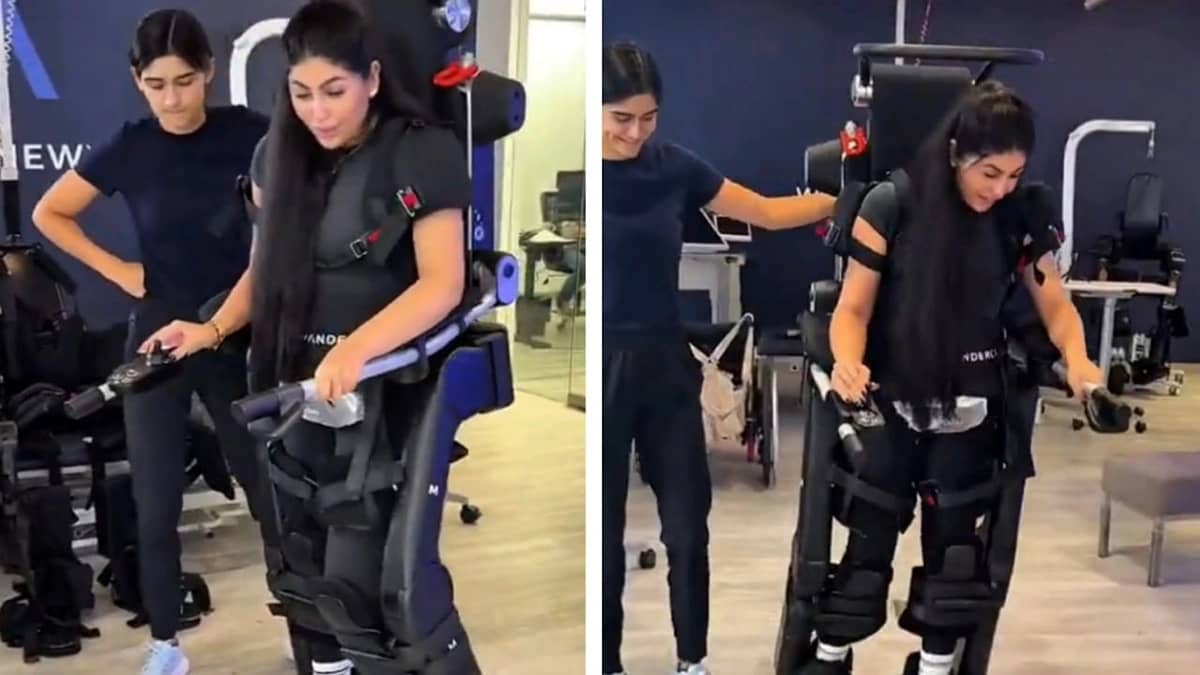 مشهد مؤثر لبلوغر لبنانية تستعيد قدرتها على المشي بعد 10 سنوات .. فيديو