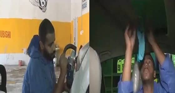 بالفيديو.. شباب يعملون بورش السيارات كاسرين حاجز العيب