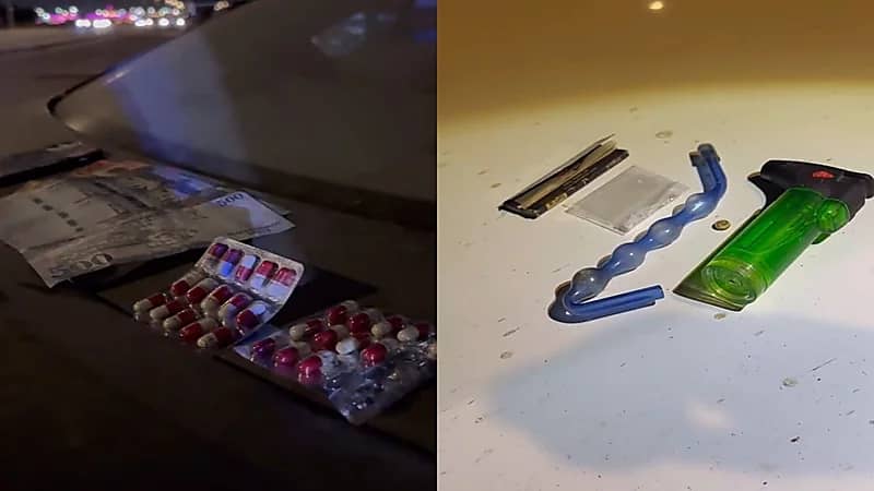 بالفيديو.. ضبط 7 أشخاص بحوزتهم مواد مخدرة في جدة