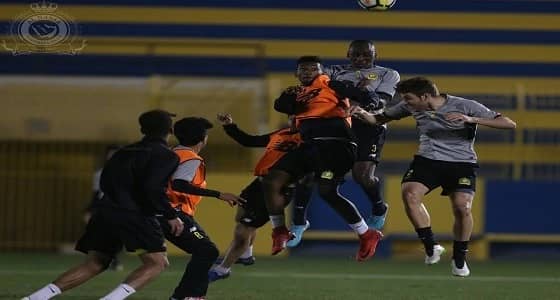 بالصور.. النصر يواصل تدريباته لمواجهة الباطن
