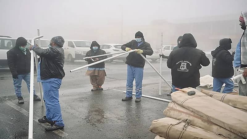 شاهد.. إنهاء المرحلة الأولى من أكشاك سوق الخميس في الباحة