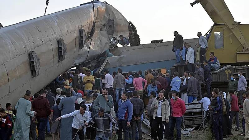 تقرير النيابة العامة المصرية بشأن حادث قطاري سوهاج