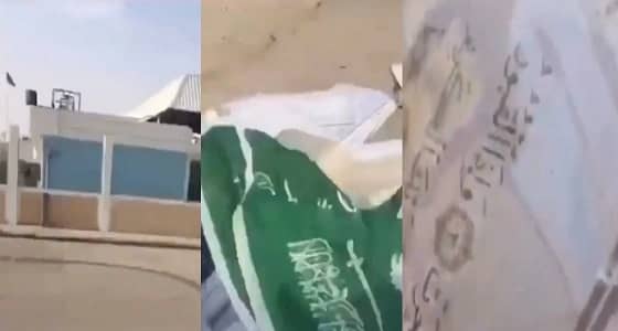 بالفيديو.. مدرسة تلقي لفظ الجلالة والآيات القرآنية في صندوق القمامة