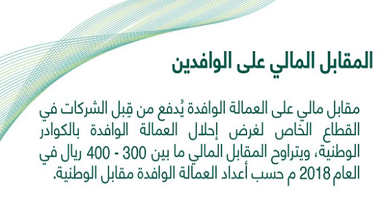 " المالية " تفرض رسوم جديدة على الوافدين 