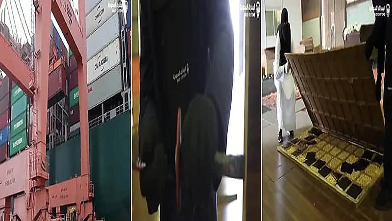 بالفيديو.. "الجمارك" تحبط محاولة تهريب أكثر من 14 مليون حبة كبتاجون بطريقة إحترافية