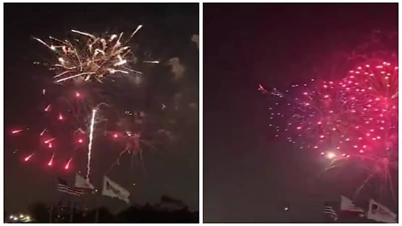 كارثة كادت تودي بطائرة أثناء الاحتفالات بالدوري الأمريكي .. فيديو