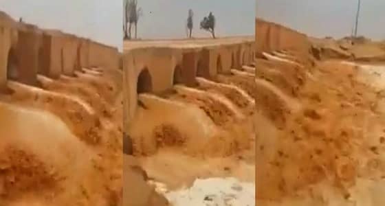 بالفيديو.. جريان شعيب " الطرفية " شرق بريدة