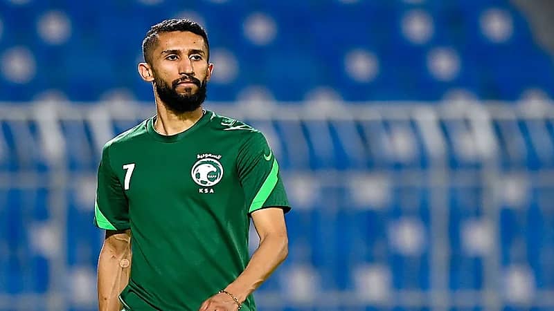 "الفرج" يشارك في استعدادات الأخضر بتدريبات خاصة