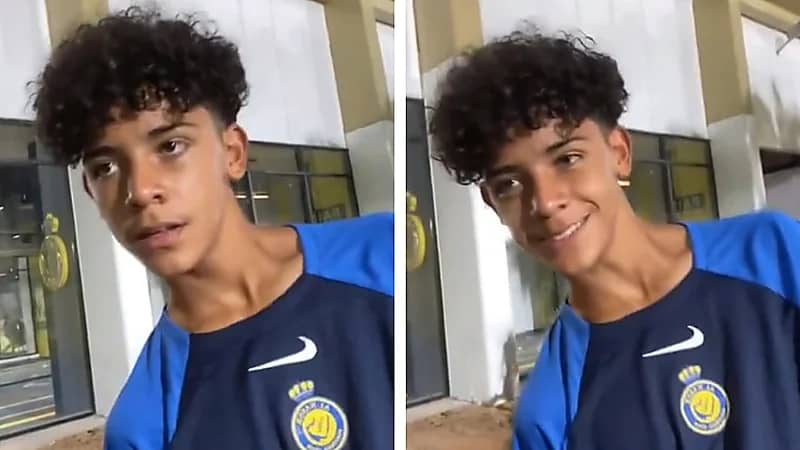 نجل رونالدو يشارك في تحدي الارقام بالعربية .. فيديو