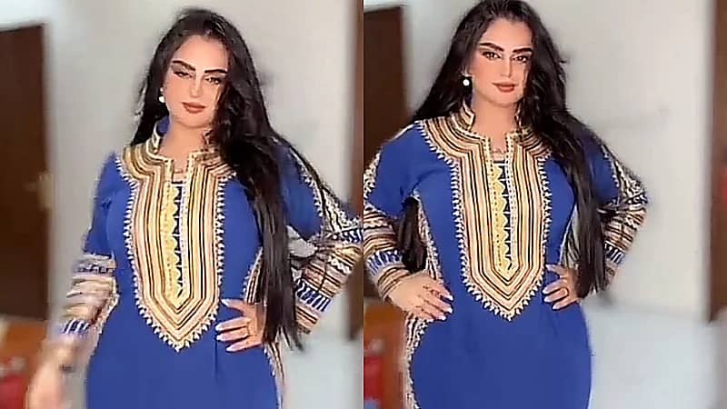 ميعاد العسيري تتفاعل على الأنغام بفستان على الطراز الجنوبي .. فيديو