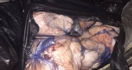 إحباط توزيع 300 كجم شحوم مجهولة المصدر بمحايل