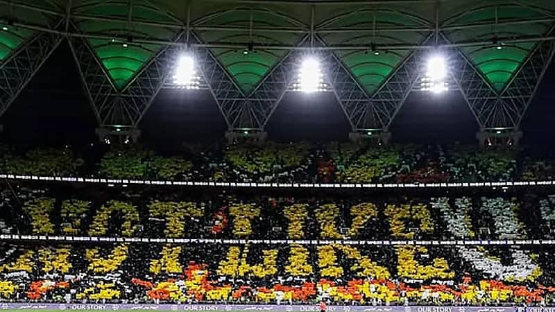 ملعب الإنماء يحتضن غدًا أكبر تيفو للاتحاد بنهائي كأس الملك