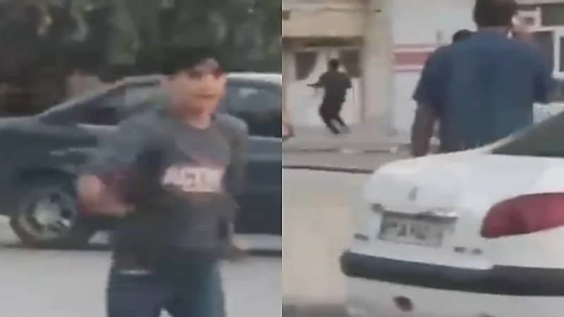 بالفيديو.. مرتزقة “الملالي” يطلقون النار على الأطفال