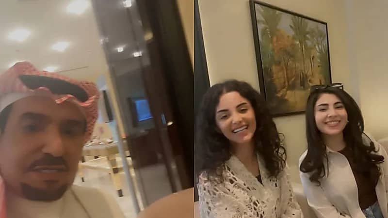 عبدالله السدحان يلتقي نجمات صاعدات في مهرجان الدانة بالبحرين .. فيديو