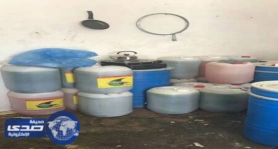 التجارة تصادر 500 جالون صابون مغشوش في مستودع بتبوك