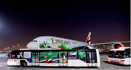 بالفيديو والصور.. مطار الملك عبدالعزيز في جدة يحتفي باليوم الوطني للإمارات