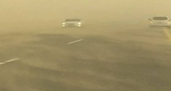 تصادم 14 سيارة إثر انعدام الرؤية بالطائف