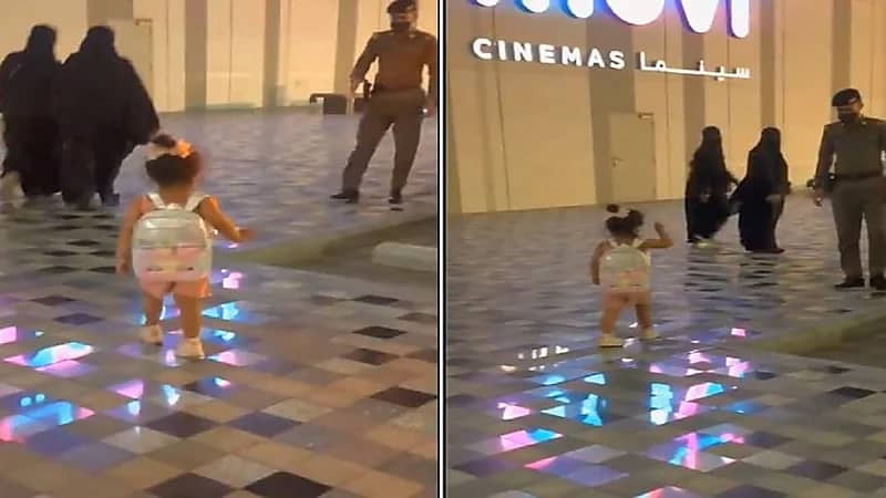 بالفيديو.. موقف عفوي طريف من طفلة لرجل أمن في إحدى مناطق المملكة