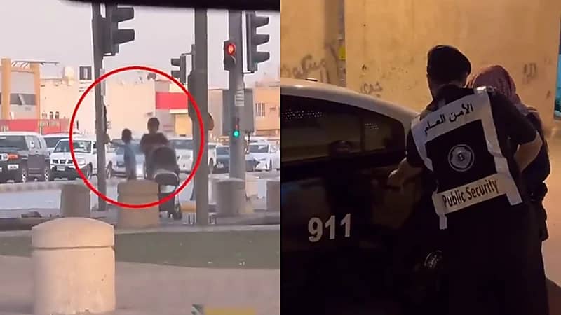بالفيديو.. ‏الجهات الأمنية تضبط عددًا من المتسولين في الرياض