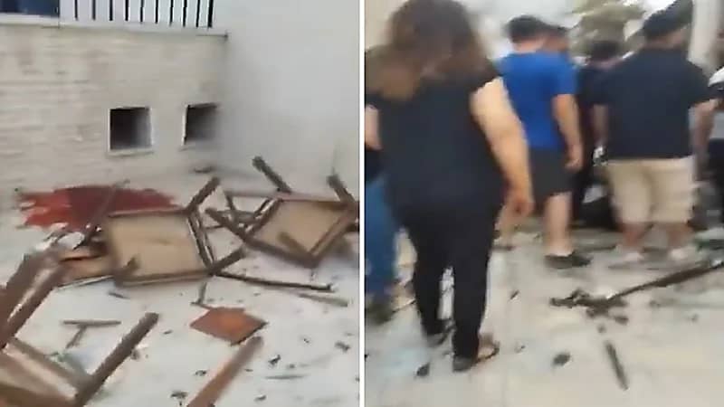 مجهول يفجر نفسه في كنيسة بسوريا .. فيديو