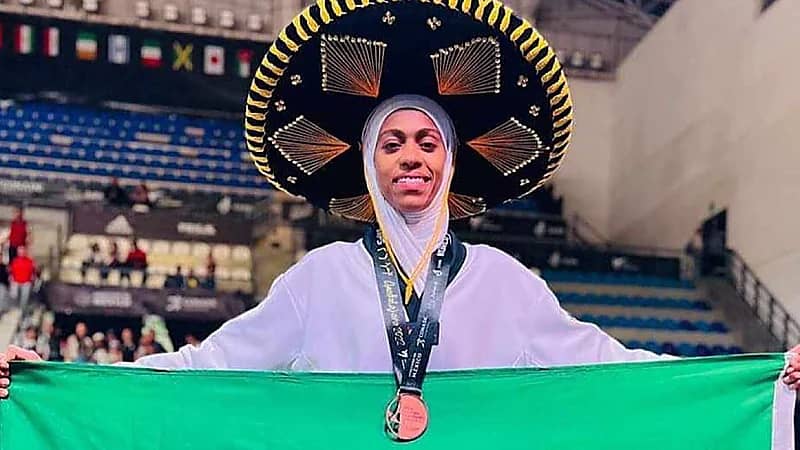 دنيا أبو طالب تتأهل إلى أولمبياد باريس في منافسات التايكوندو 