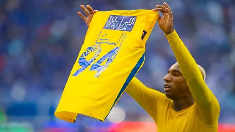 فرحة تاليسكا بهدفه أمام الهلال تحرمه من اللعب أمام الحزم