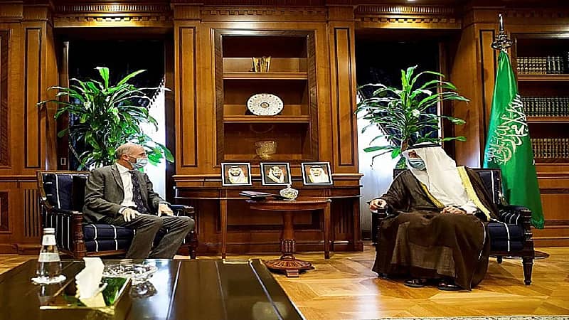 "الجبير" يستقبل المبعوث الأمريكي الخاص لشؤون إيران