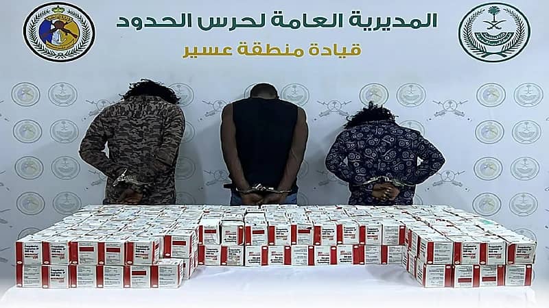ضبط 3 مخالفين لتهريبهم 60000 قرص خاضع لتنظيم التداول الطبي