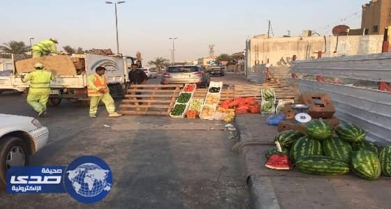 بلدية الخفجي تشن جولات رقابية على الباعة الجائلين
