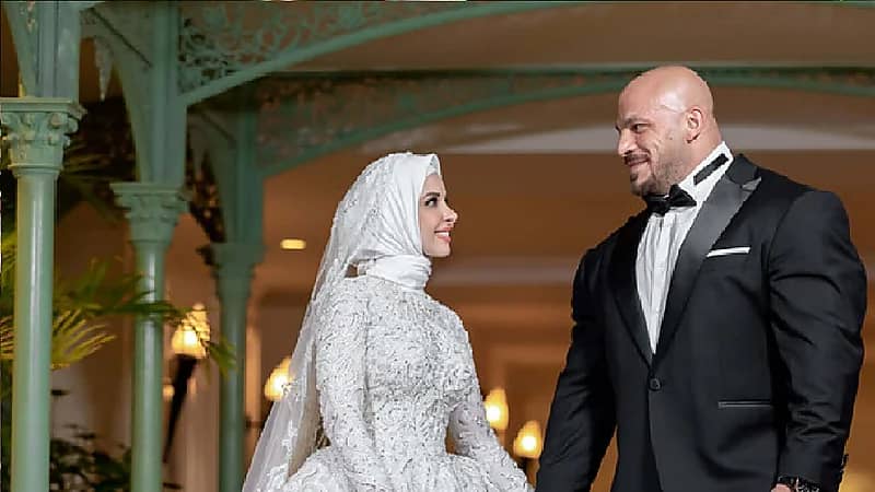 كشف صور لحفل زفاف بيغ رامي من زوجته الثانية لأول مرة