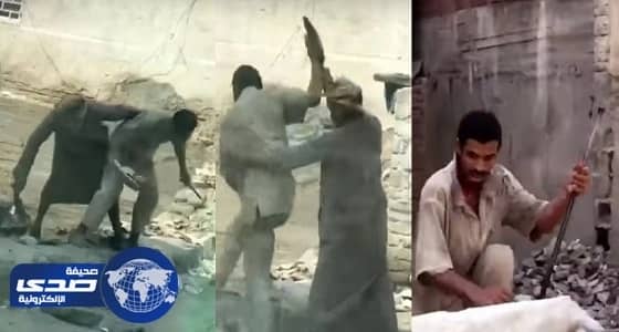 شرطة مكة تضبط الرجل المعتدي على ابنه بالكريك