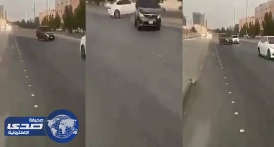 بالفيديو.. مفحط يتسبب في حادث شنيع ويهرب .. ومغردون يطالبون بإعدامه
