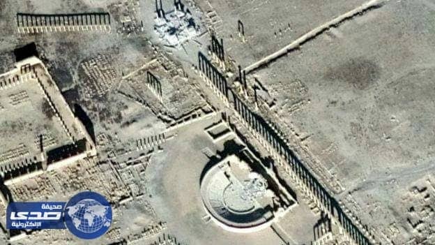 الدفاع الروسية تبث صور لآثار تاريخية مدمرة في تدمر