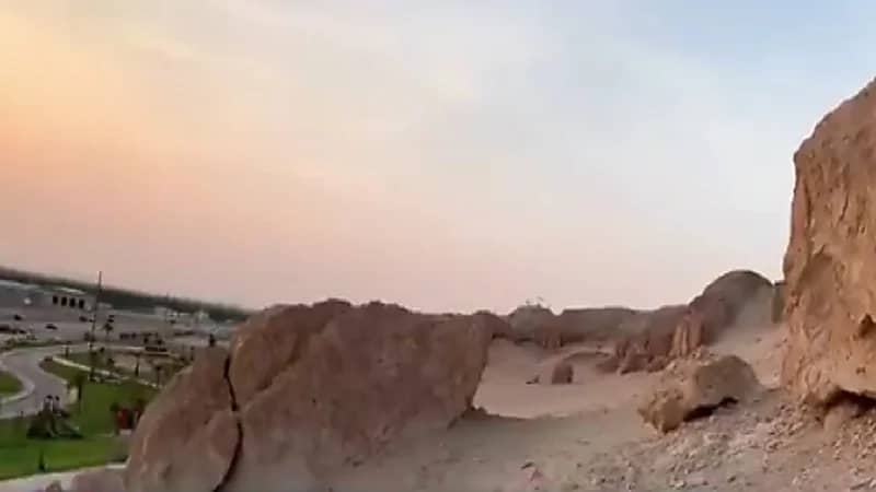 بالفيديو .. مواقع أثرية تعود للقرن الأول الميلادي بجبل "كنزان" بالأحساء