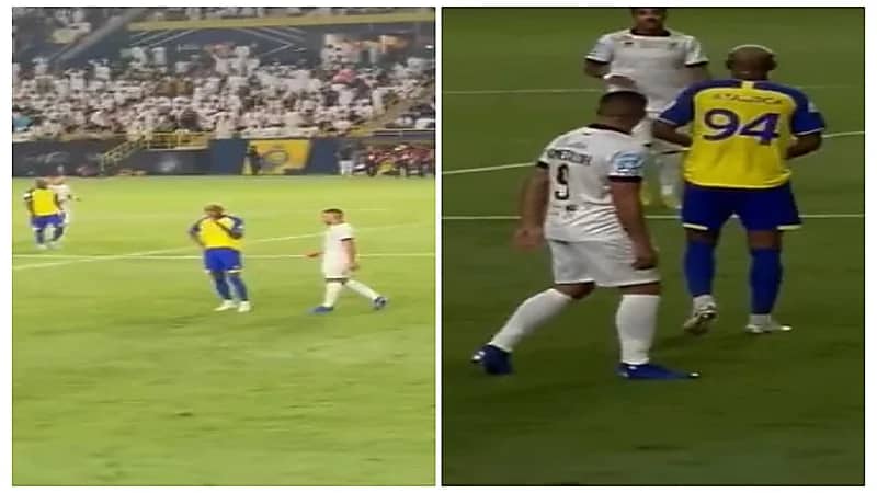 شاهد.. لحظة تجاهل تاليسكا لحمدالله بعد المباراة