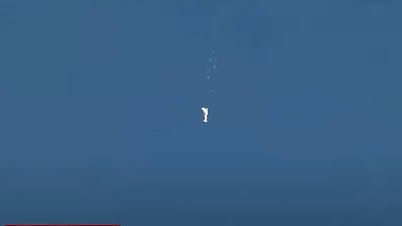 بالفيديو.. أمريكا تسقط البالون الصيني