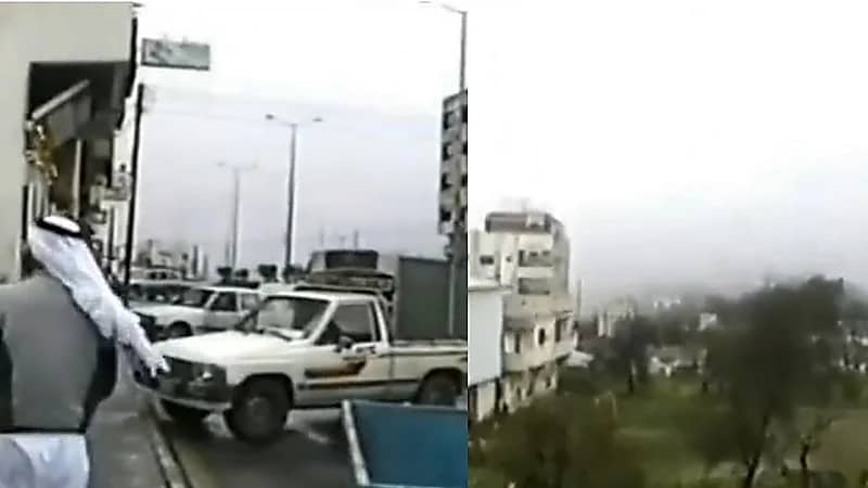 مشاهد نادرة لمدينة الباحة أثناء تساقط الأمطار من قبل 25 عامًا