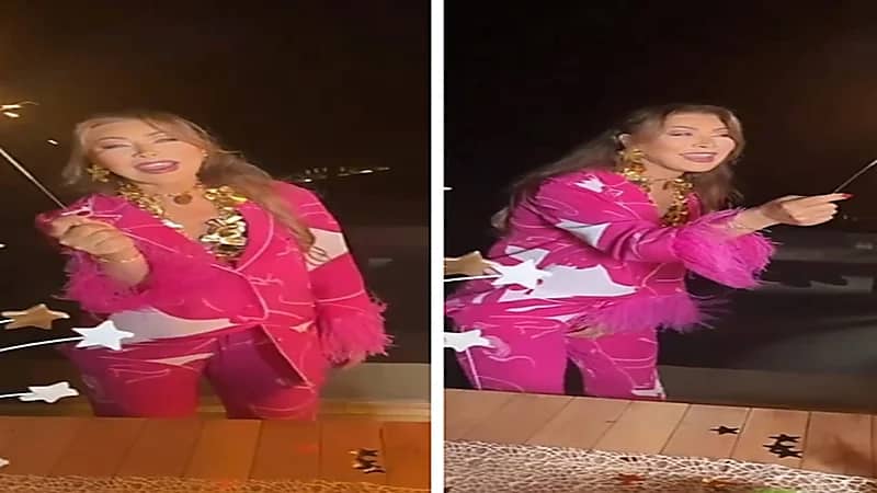 وصلة رقص لنوال الزغبي احتفالا بعيد ميلادها..فيديو