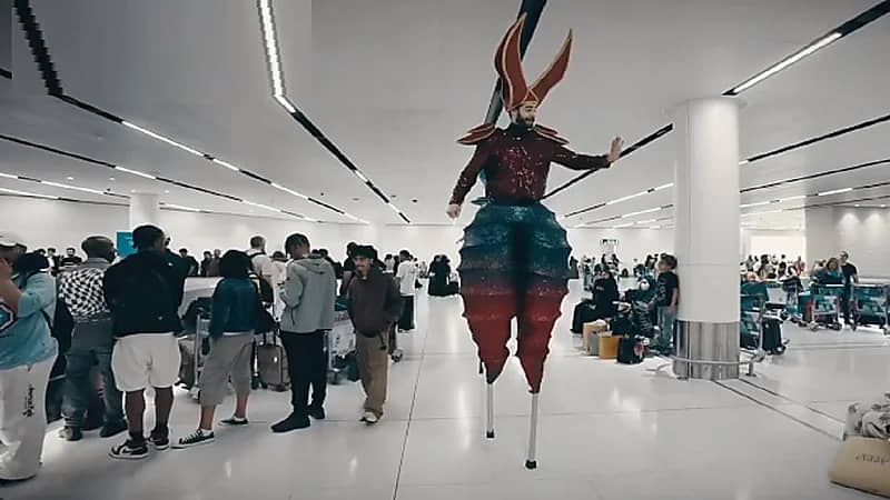 بفعاليات جاذبة..مطار الملك خالد الدولي يستقبل العائدين من موسم الصيف..فيديو