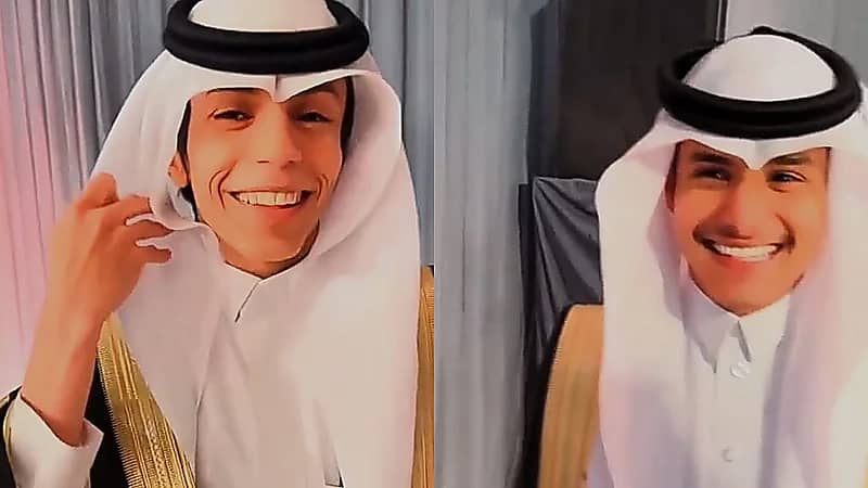 فايز المالكي يتفاجئ بأصغر عريس في زواج جمعية إنسان .. فيديو