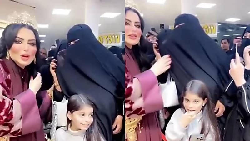 امرأة ترقي حليمة بولند وهذه ردة فعلها .. فيديو