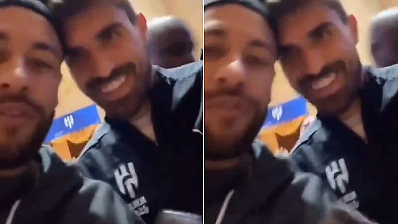 نيمار يمازح نيفيز: أرجوك أريد التصوير معك .. فيديو