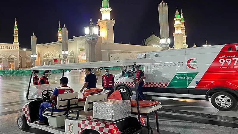 إعادة النبض لمريض خمسيني بالمسجد النبوي